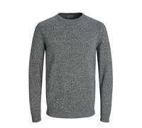 Jack & Jones Homme Jjebasic Knit Crew Neck Noos Pull, Bleu (Navy Blazer Detail: Twisted With Jet Stream), M EU