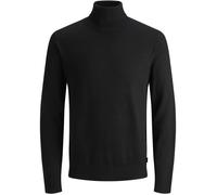 Pull - Jack & Jones - Emil - Col roulé - Maille de qualité - Noir M