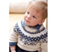 VERTBAUDET Pull Jacquard Bébé Garçon en Maille Mousseuse