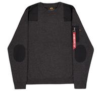 Alpha Industries Knitted Utility Sweater Tricots pour homme Taille L - Noir