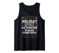 Pull Laid Please Stand Back Xmas Ugly Activated Holiday Spirit Débardeur