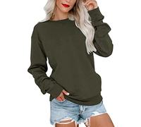 Pull léger à manches longues pour femme - Sweatshirts surdimensionnés sans capuche - Veste de sport d'hiver - Veste de sport à capuche thermique - Cardigan à capuche, vert militaire, XXL