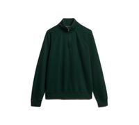 Superdry Essential Logo Half Zip Sweatshirt Vert L Homme