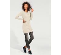 Pull long look tendance avec découpes au dos - Linea Tesini - écru ÉCRU 48