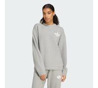 ADIDAS ORIGINALS Pull-over 'Athletic Dept' gris / blanc cassé, Taille XXS