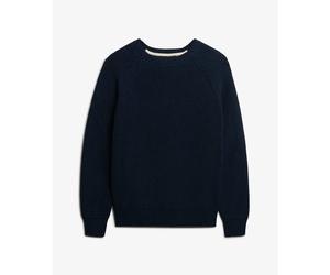 Pull maille cÃŽtelÃ©e femme Superdry Bleu XL