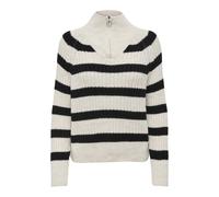 Pull hiver femme - ONLY LICENCE - Leise Birch - Col roulé - Blanc M