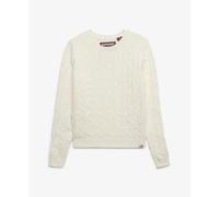 Pull maille torsadée femme Superdry Essentials SD&CO Beige L