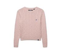 Pull maille torsadée femme Superdry Essentials SD&CO Rose XS