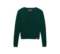 Pull maille torsadée femme Superdry Essentials SD&CO Vert S