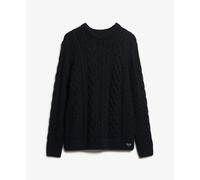 Pull maille torsadée Superdry Jacob Bleu XL
