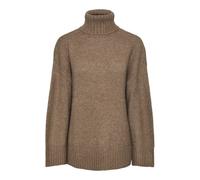 Pieces Nancy High Neck Sweater Marron S Femme