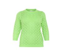Pull manches 3/4 femme KAFFE Curve Mika Vert M