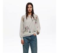 Pull manches chauve-souris lurex Seabed blanc cassé M