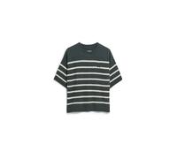 ARMEDANGELS - Women's Stripe Linen Blend Sweater - Pull - XS - space steel / undyed