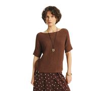 Pull manches courtes femme Greenpoint Marron XS