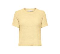 Pull manches courtes femme Only Sunny Jaune L