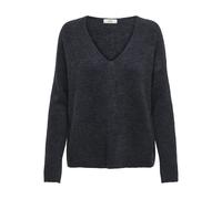 Jacqueline de Yong Pull JDYELANORA col en V manches longues maille Noos Night Sky chiné M