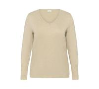 KAFFE CURVE Pull-over 'KClizzy' beige chiné, Taille M