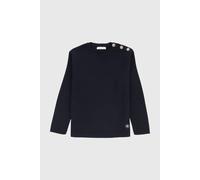 Pull marin à boutons dorés en laine riec enfant navire 4A