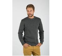Pull marin - ARMORLUX - FOUESNANT - Gris chine - 100% Laine - Encolure ronde XS