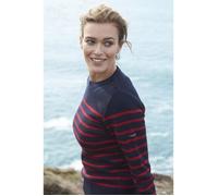 Pull marin - ARMORLUX - GROIX - Bleu - Femme - 100% Coton S