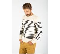 Armor Lux Pull Marin rayé en Laine MOLÈNE