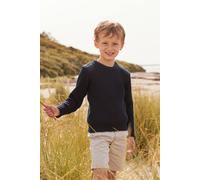 Pull marin col rond à boutons binic enfant navire 3A