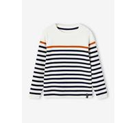 Pull marin garçon écru 12A