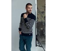 Armor Lux Pull Marin à Boutons en Laine mérinos GOULENEZ