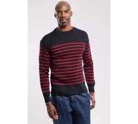 Armor Lux Pull Marin à Boutons en Ivoire végétal PAIMPOL