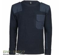 PULL MARINE DE LA Bundeswehr bleu marine bw pull hiver extérieur armée pull d...