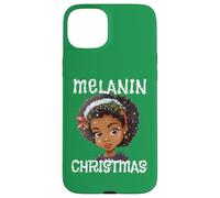 Pull Melanin Christmas Ugly Black Girl Magic Queen Green Coque pour iPhone 15 Plus