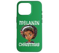 Pull Melanin Christmas Ugly Black Girl Magic Queen Green Coque pour iPhone 16 Pro
