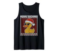 Pull Merry Duckmas, Sarcastic Duck Christmas Ugly Débardeur