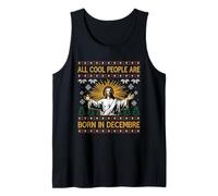 Pull Moche All Cool People are Born in December Christmas Débardeur