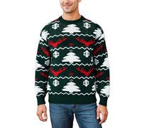 Pull Moche Homme, Ugly Christmas Sweater, Pull d'hiver Manches Longues Chaudes Christmas Jumper Moche Sweat Shirt Léger Pulls Chandail Classique Chemise Tricot Basique Pullover Sweaters