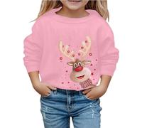 Pull Moche, Pull De NoëL Sweat-Shirt à Manches Longues pour Enfants avec Imprimé De Lettres IdéAl pour NoëL pour FêTes Rassemblements Quotidien Sorties CéLéBrations
