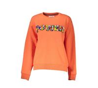 Pull molleton - DESIGUAL - Femme - Orange - Manches longues - Col arrondi