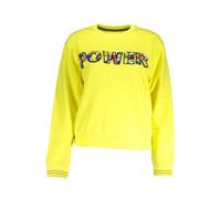 Pull molleton Femme Jaune - DESIGUAL - SF18730 - Manches longues - Col arrondi XL