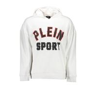 Pull molleton Homme Blanc - PLEIN SPORT - SF10022 - Col capuche - Homme L