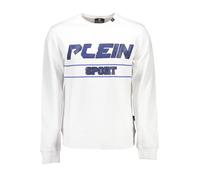 Pull molleton Homme Blanc - PLEIN SPORT - SF9567 - Col montant - Hiver M
