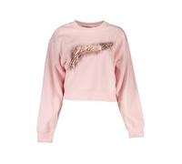 Pull molleton Homme - GUESS JEANS - Rose - Coton bio - Imprimé - SF10210