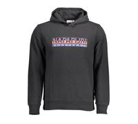 Pull molleton Homme Noir - NAPAPIJRI - SF11822 - Manches longues - Col capuche