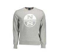Pull molleton Homme - NORTH SAILS - Gris - Manches longues - Col arrondi XL