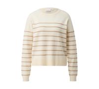 Pull motif rayÃ© texturÃ© femme COMMA Beige 34