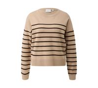 Pull motif rayÃ© texturÃ© femme COMMA Beige 44