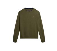 Napapijri Pull Dain – Homme – broderie, manches longues – Vert XL