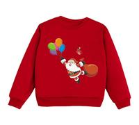 Pull Noel Enfant 10 Ans, Famille Christmas Jumpers À Manches Longues Funny Noël Imprimé sans Chapeau Pulls De Familles Col Rond Blouses Pullover Automne Hiver Top pour Adolescentes Et Filles