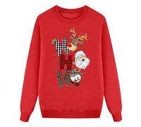 Pull Noel Enfant Manches Longues, Pulls De Noël pour Enfants Imprimé GNOME Col Rond Pull De Noel Hiver Thermique Pulls De Noël pour Enfants Sweat Christmas Sweatshirt pour Girl